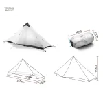 Tente compacte 1 personne pour conditions variées