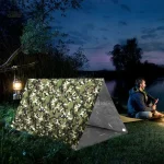 Tente de survie résistante, adaptée aux conditions hivernales rigoureuses