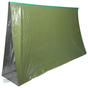 Tente de survie imperméable avec protection thermique