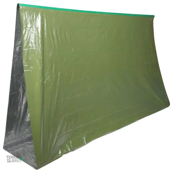 Tente de survie imperméable avec protection thermique