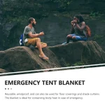 Couverture de survie imperméable pour conditions extrêmes