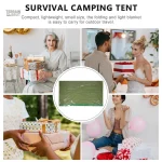 Tente de survie légère avec isolation thermique