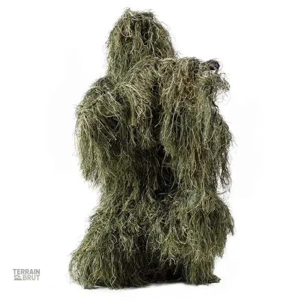 Costume Ghillie adapté pour la discrétion en milieu naturel