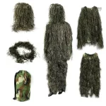 Tenue Ghillie avec motifs de camouflage réalistes pour les amateurs