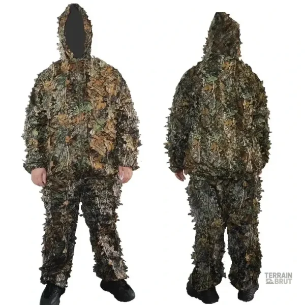 Tenue tactique 3D avec motifs de camouflage réalistes