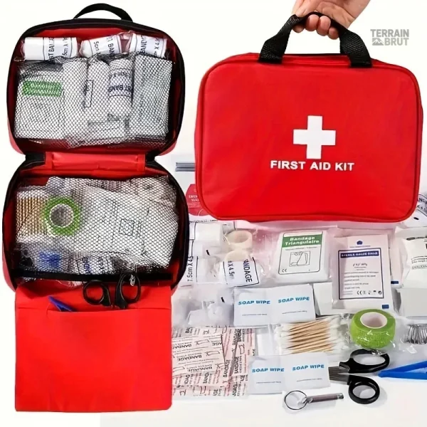 Trousse de premiers secours 210 pièces pour kit de survie