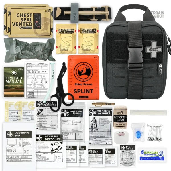 Équipement de survie : trousse de premiers secours