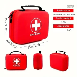 Kit de survie compact avec trousse de premiers secours essentielle