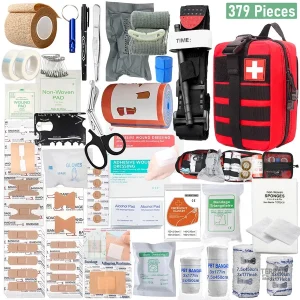Trousse de premiers secours portable 379 pièces