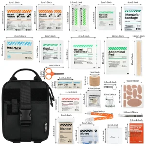 Kit de survie essentiel avec trousse de secours