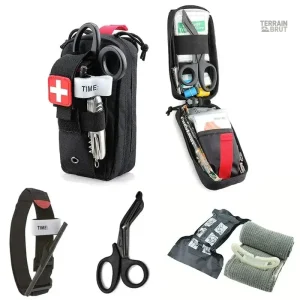 Trousse de Secours Militaire compacte et fonctionnelle