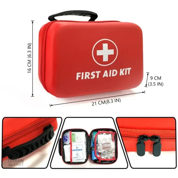 Kit de secours vide pour préparer vos aventures en plein air