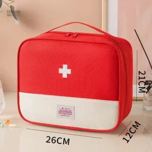 Trousse de secours portable pour situations d’urgence en voyage