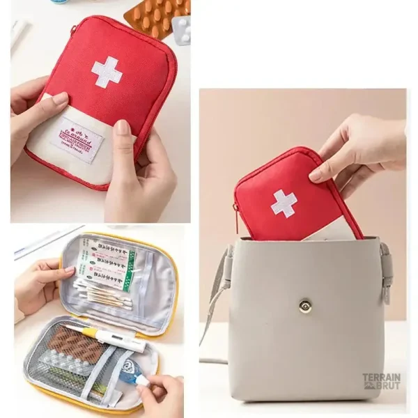 Set de premiers secours pour voyageurs soucieux de sécurité