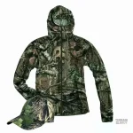 Veste tendance camouflage avec protection capuche