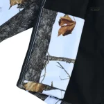 Veste camouflage pour activités en milieu neigeux