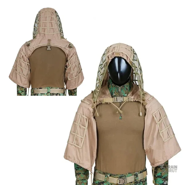 Veste style militaire avec capuche