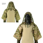 Veste avec capuche pour camouflage efficace
