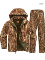 Ensemble de chasse camouflage en matériau polaire