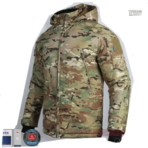 Veste tactique chaude en coton pour équipements de survie