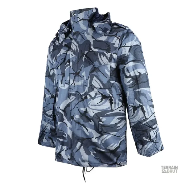 Veste tactique camouflage, style M65 avec capuche