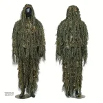 Vêtement camouflage 3D, motif feuillage adapté à l'extérieur