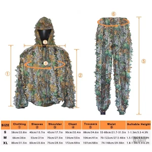 Veste camouflage pour la chasse en milieu boisé