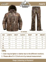 Ensemble de survie avec motif camouflage, pour l'hiver