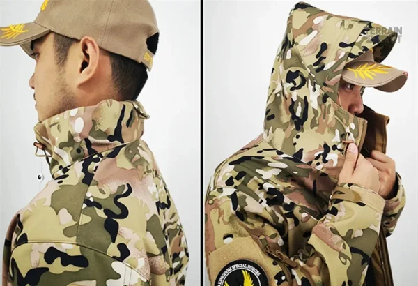 Vêtements d'hiver tactiques adaptés aux intempéries